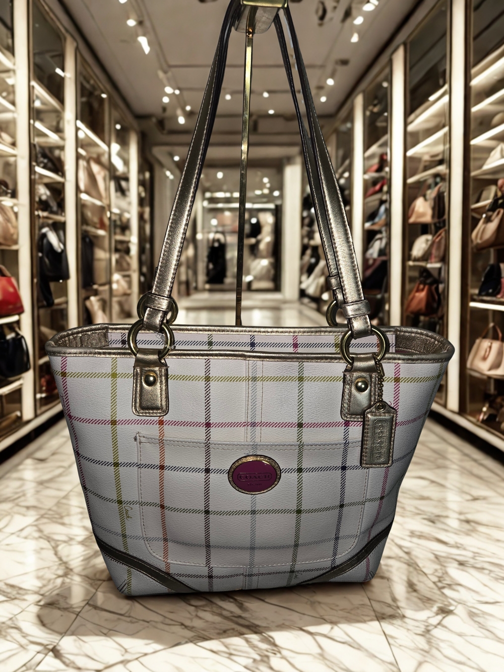 Coach Tattersall Tote
